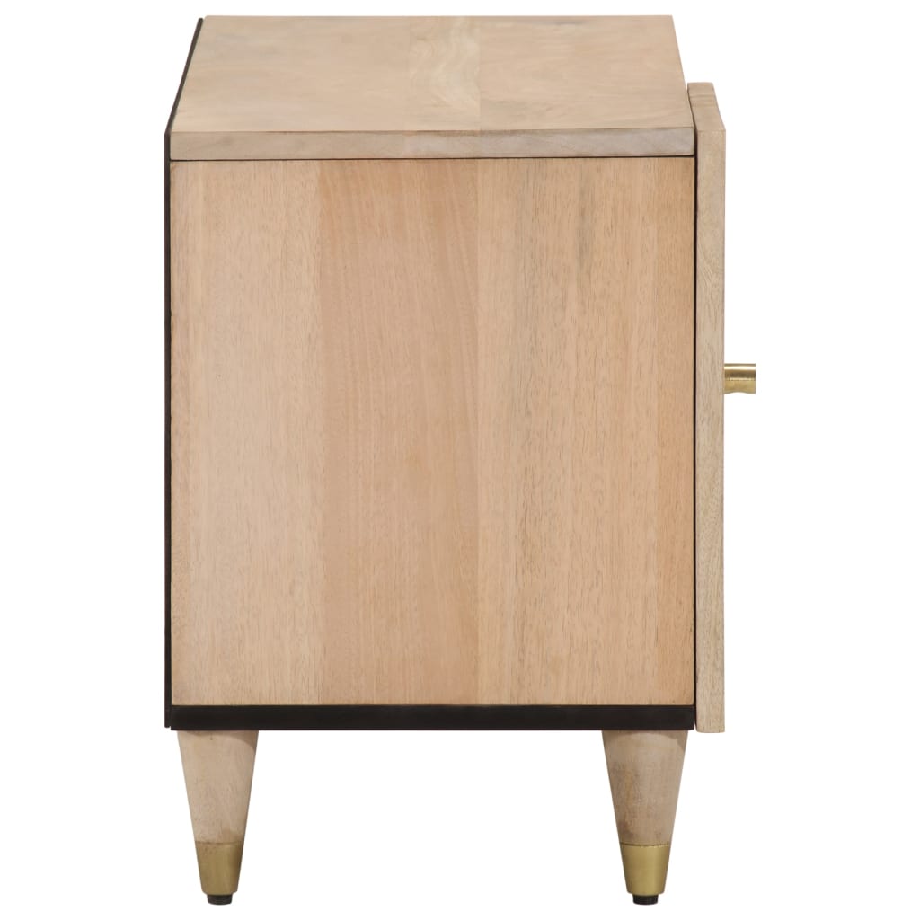 vidaXL Comodă TV, 80x31x46 cm, lemn masiv de mango