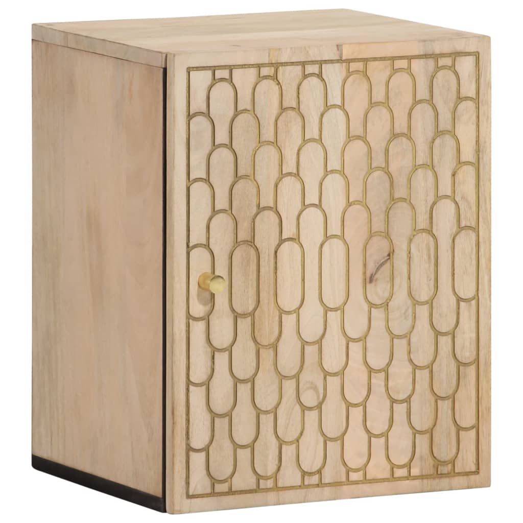 vidaXL Dulap de perete de baie, 38x33x48 cm, lemn masiv de mango vidaXL Dulap de perete de baie, 38x33x48 cm, lemn masiv de mango