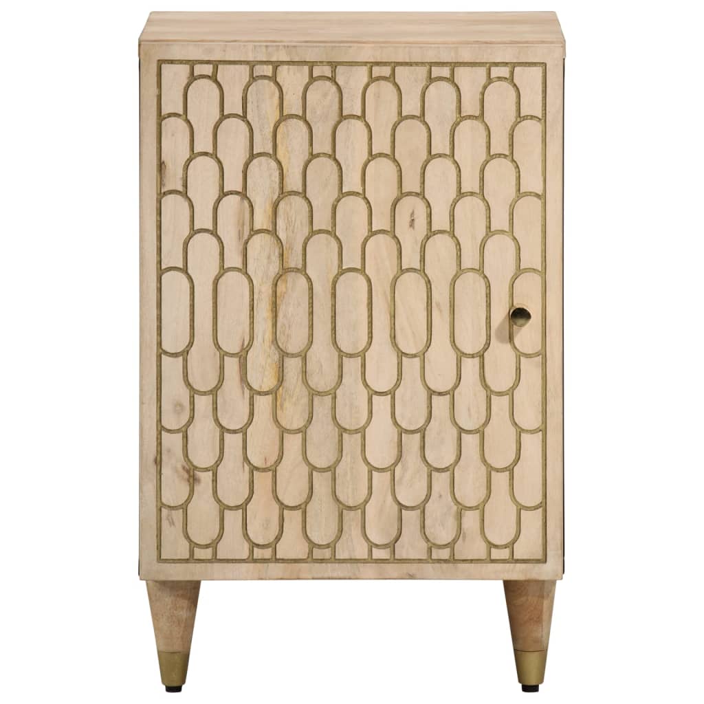 vidaXL Dulap de baie, 38x33x58 cm, lemn masiv de mango