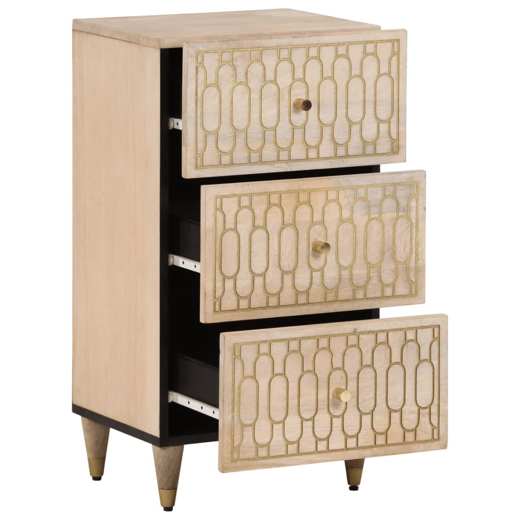vidaXL Dulap lateral, 40x33x75 cm, lemn masiv de mango vidaXL Dulap lateral, 40x33x75 cm, lemn masiv de mango
