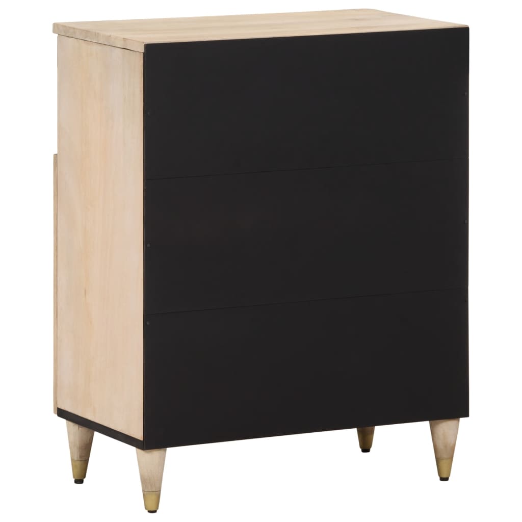 vidaXL Dulap lateral, 60x33x75 cm, lemn masiv de mango
