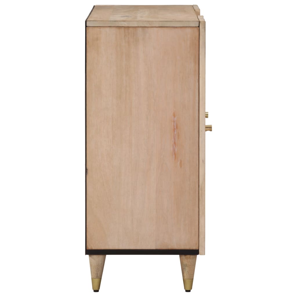 vidaXL Dulap lateral, 90x33x75 cm, lemn masiv de mango