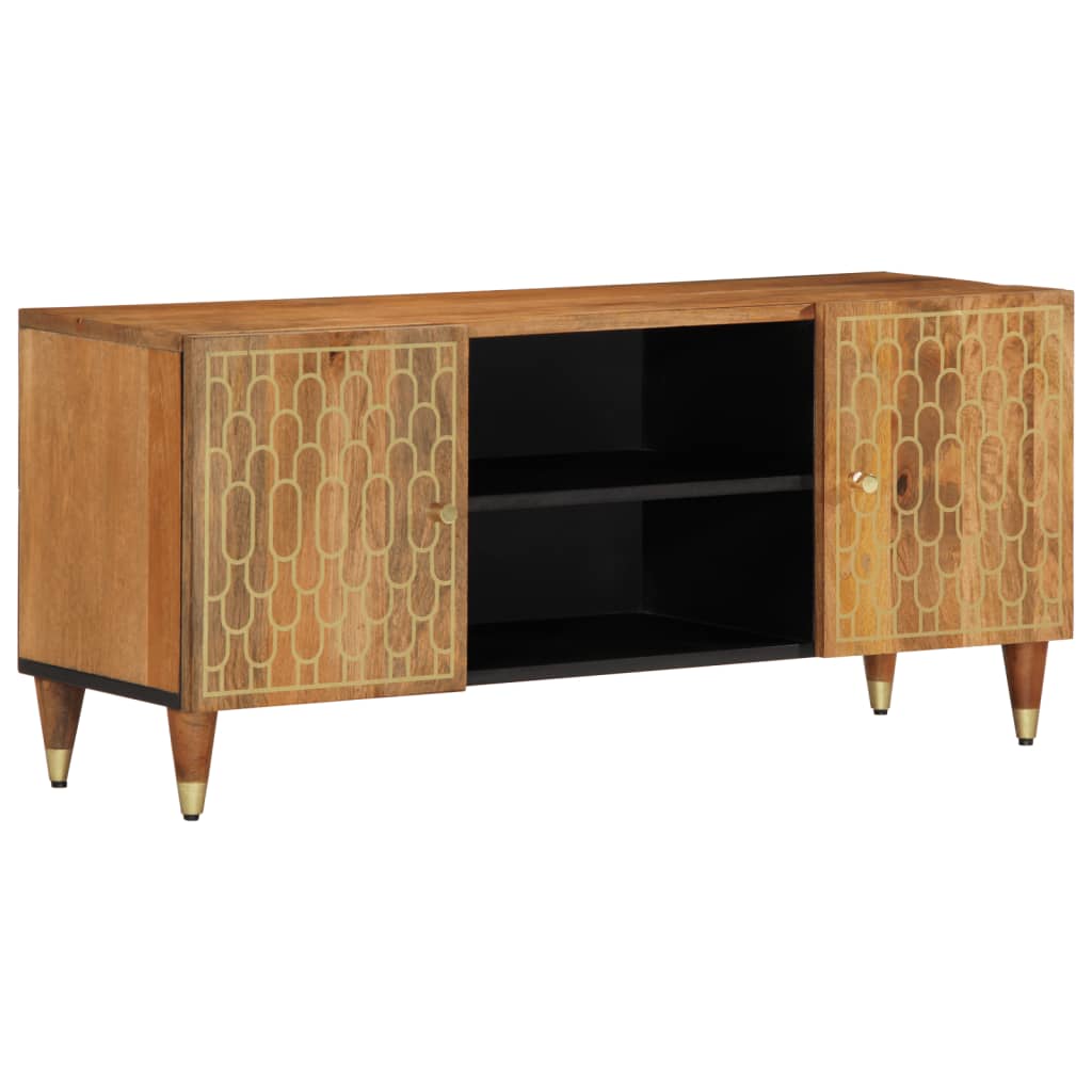 vidaXL Comodă TV, 105x33x46 cm, lemn masiv de mango