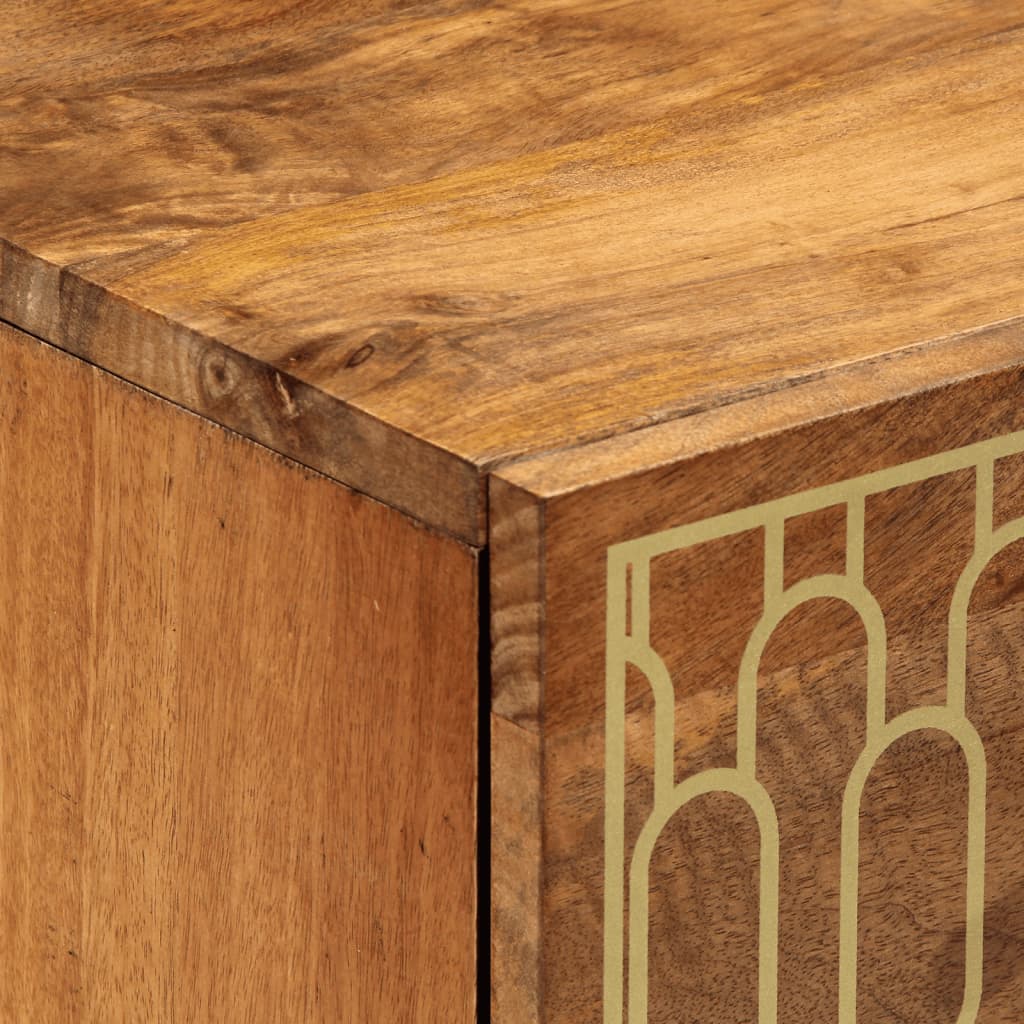 vidaXL Dulap lateral, 60x33x75 cm, lemn masiv de mango