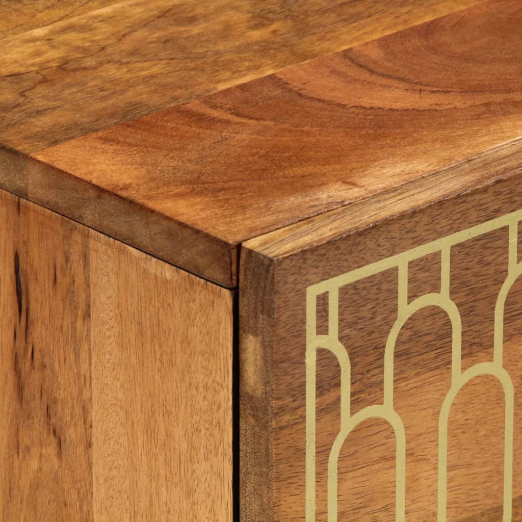 vidaXL Dulap lateral, 40x33x75 cm, lemn masiv de mango