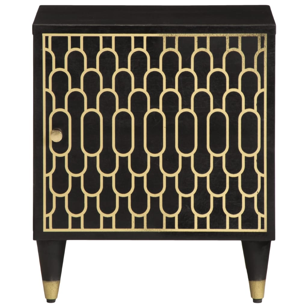 vidaXL Noptiere, 2 buc., 40x33x46 cm, lemn masiv de acacia