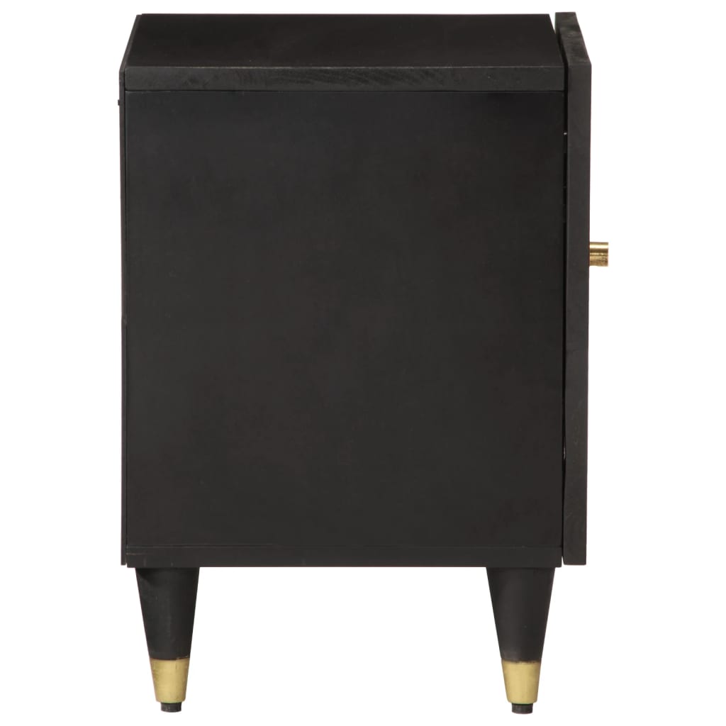 vidaXL Noptiere, 2 buc., 40x33x46 cm, lemn masiv de acacia