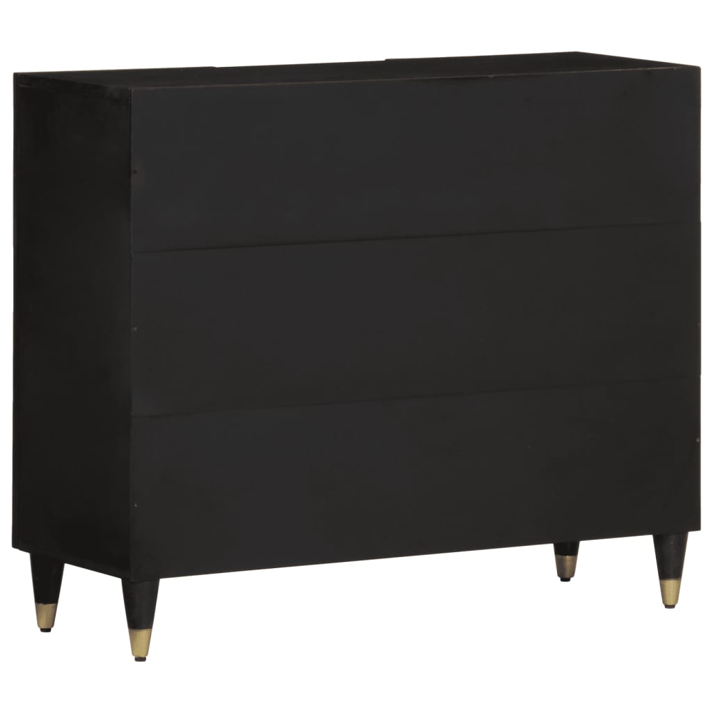 vidaXL Dulap lateral, 90x33x75 cm, lemn masiv de mango