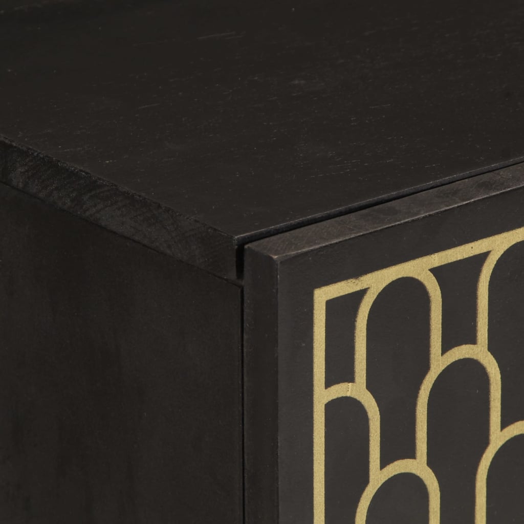 vidaXL Dulap lateral, 90x33x75 cm, lemn masiv de mango