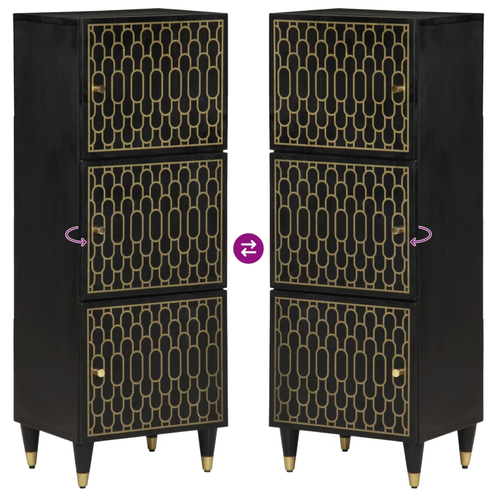 vidaXL Dulap înalt, 40x33x110 cm, lemn masiv de mango