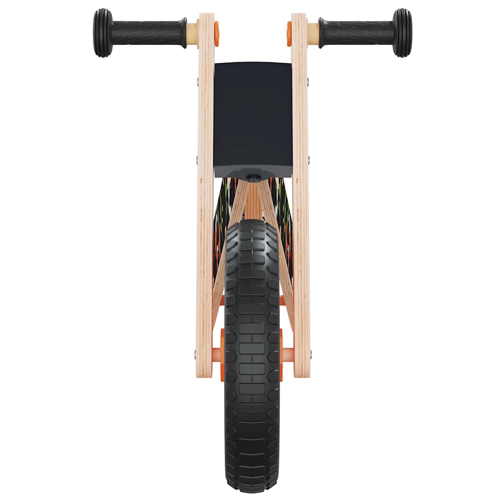 vidaXL Bicicletă de echilibru pentru copii, imprimeu și portocaliu vidaXL Bicicletă de echilibru pentru copii, imprimeu și portocaliu