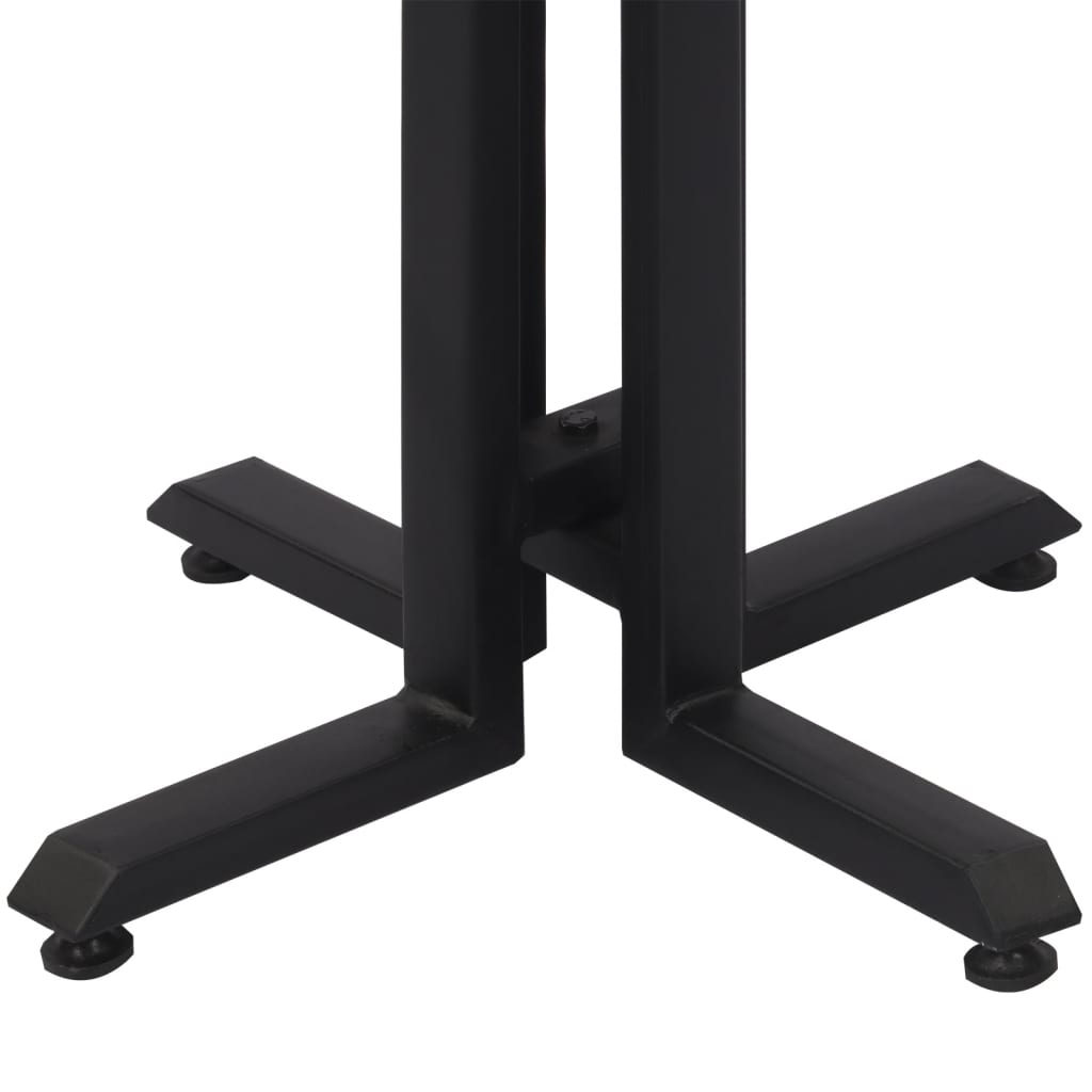 vidaXL Masă de bistro rotundă, Ø55x76 cm, lemn masiv de tec reciclat