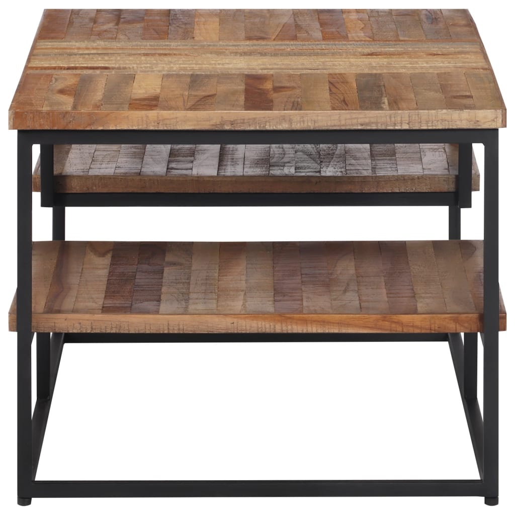 vidaXL Măsuță de cafea, 90x50x39 cm, lemn masiv de tec reciclat vidaXL Măsuță de cafea, 90x50x39 cm, lemn masiv de tec reciclat