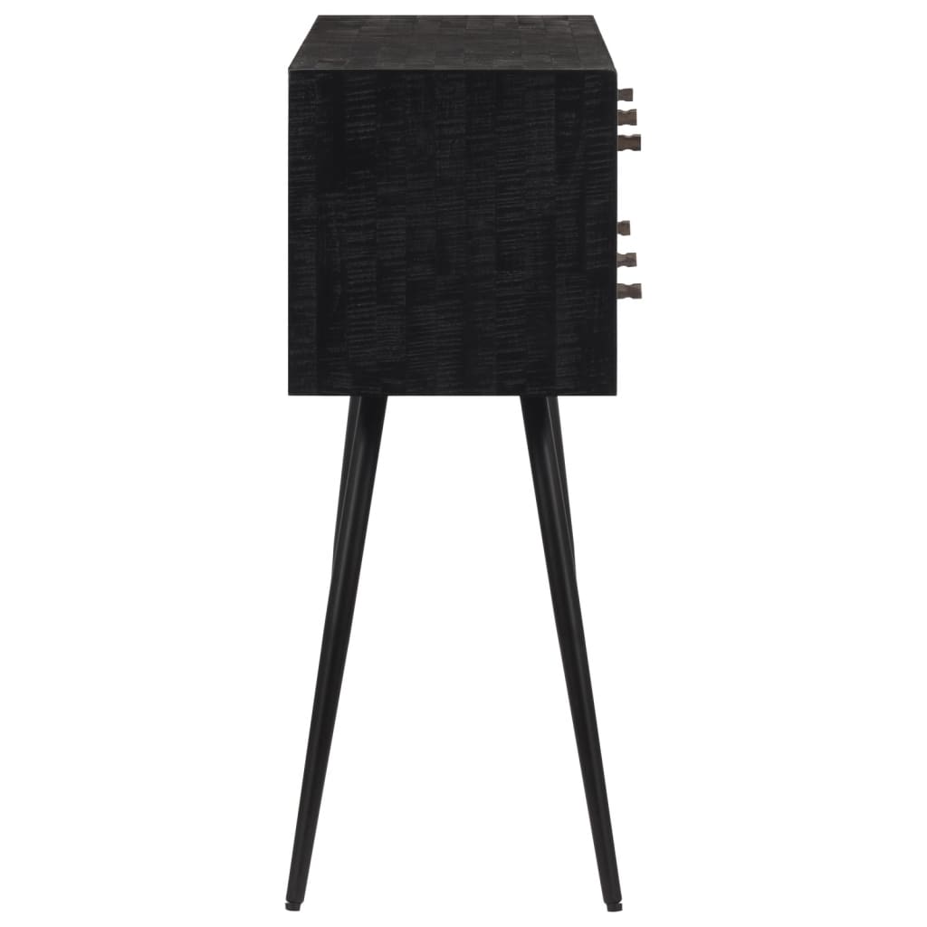 vidaXL Masă consolă cu sertare, 116x30x76 cm, lemn masiv tec reciclat vidaXL Masă consolă cu sertare, 116x30x76 cm, lemn masiv tec reciclat