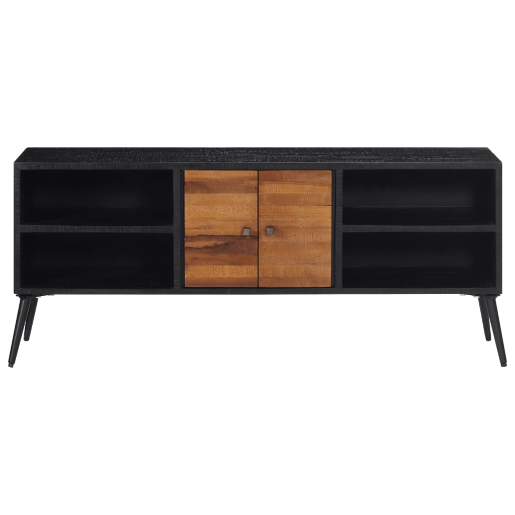 vidaXL Comodă TV, 112x31x45 cm, lemn masiv de tec reciclat vidaXL Comodă TV, 112x31x45 cm, lemn masiv de tec reciclat