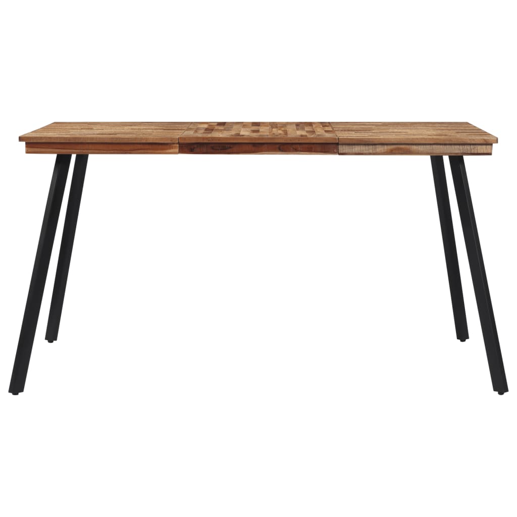 vidaXL Masă de sufragerie, 148x97x76 cm, lemn masiv de tec vidaXL Masă de sufragerie, 148x97x76 cm, lemn masiv de tec