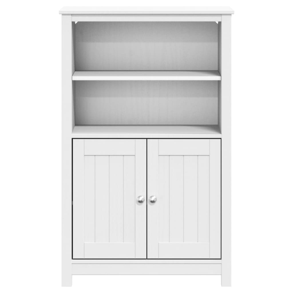 vidaXL Dulap de baie BERG, alb, 69,5x34x110 cm, lemn masiv de pin vidaXL Dulap de baie BERG, alb, 69,5x34x110 cm, lemn masiv de pin