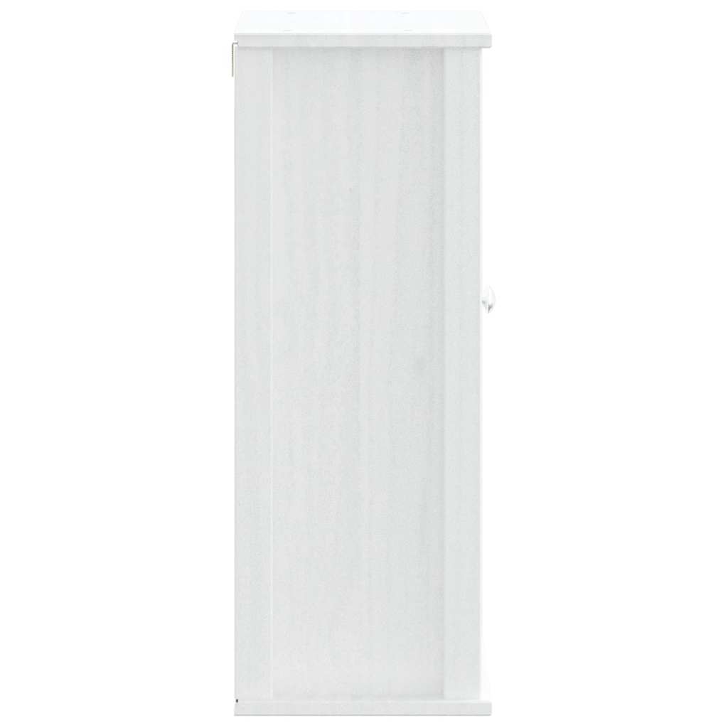 vidaXL Dulap de baie de perete "BERG" alb, 40x27x71,5 cm, lemn masiv vidaXL Dulap de baie de perete "BERG" alb, 40x27x71,5 cm, lemn masiv