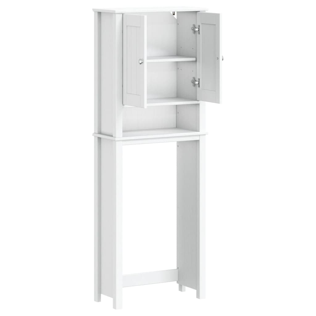 vidaXL Depozitare deasupra toaletei „BERG” alb 60x27x164,5 cm lemn vidaXL Depozitare deasupra toaletei „BERG” alb 60x27x164,5 cm lemn