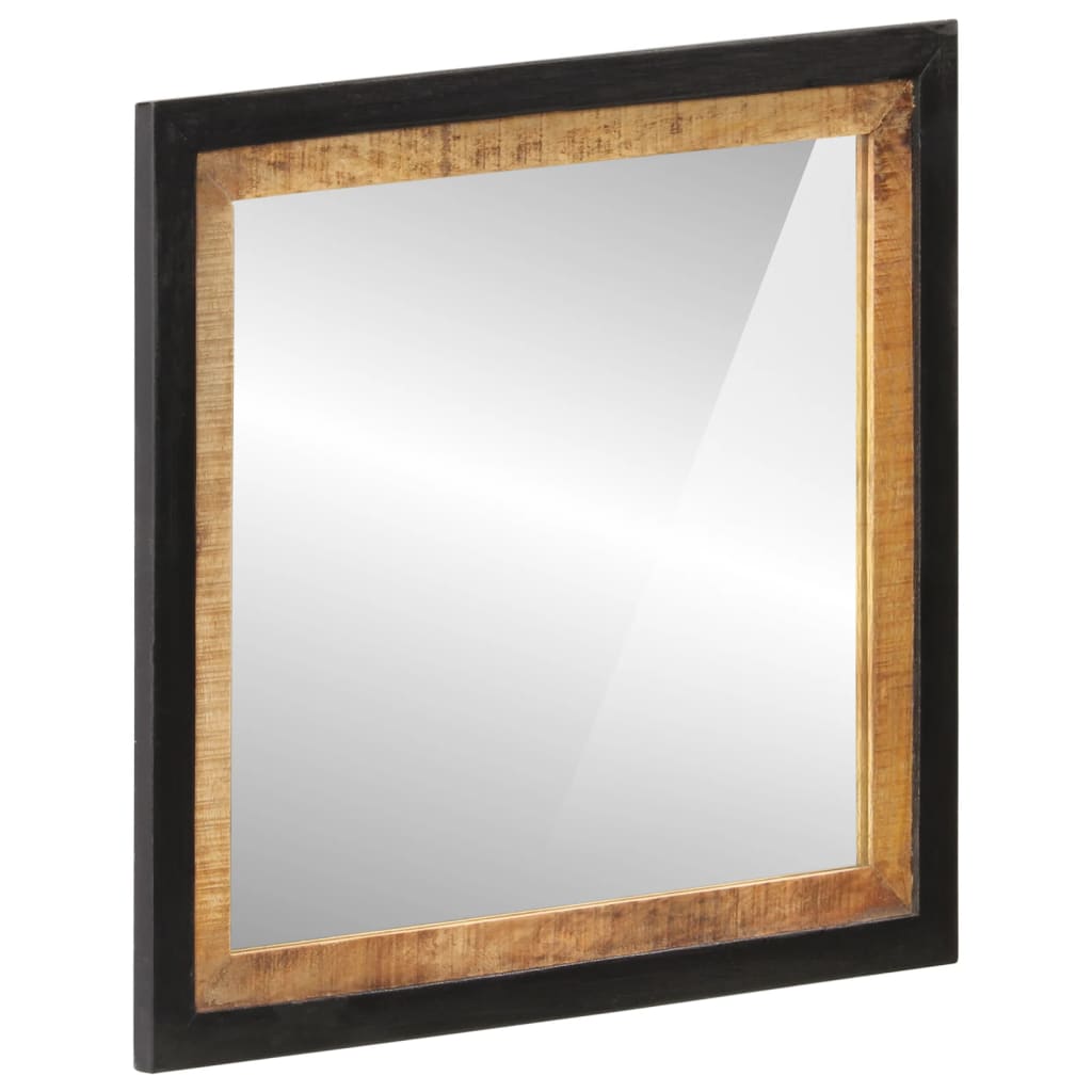 vidaXL Oglindă de baie 55x1x60 cm sticlă și lemn masiv de mango vidaXL Oglindă de baie 55x1x60 cm sticlă și lemn masiv de mango