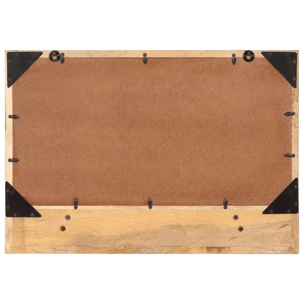 vidaXL oglindă cu raft 80x8x55 cm sticlă și lemn masiv de mango vidaXL oglindă cu raft 80x8x55 cm sticlă și lemn masiv de mango