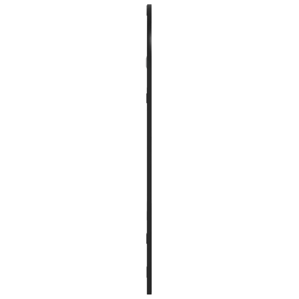 vidaXL Oglindă de perete, negru, 30x60 cm, arcuită, fier vidaXL Oglindă de perete, negru, 30x60 cm, arcuită, fier