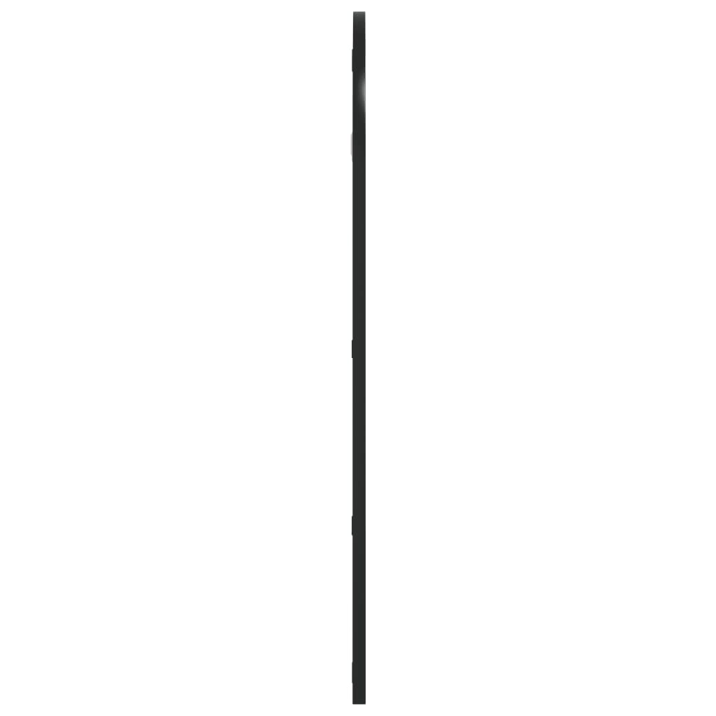 vidaXL Oglindă de perete, negru, 40x80 cm, arcuită, fier vidaXL Oglindă de perete, negru, 40x80 cm, arcuită, fier