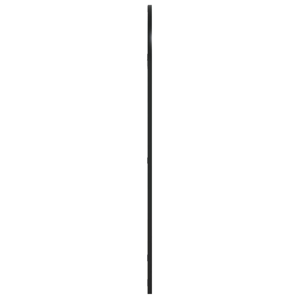 vidaXL Oglindă de perete, negru, 50x100 cm, arcuită, fier vidaXL Oglindă de perete, negru, 50x100 cm, arcuită, fier