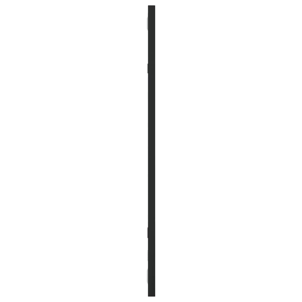 vidaXL Oglindă de perete, negru, 30x60 cm, dreptunghiulară, fier vidaXL Oglindă de perete, negru, 30x60 cm, dreptunghiulară, fier