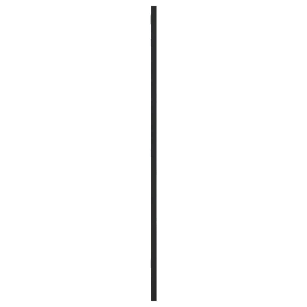 vidaXL Oglindă de perete, negru, 40x80 cm, dreptunghiulară, fier vidaXL Oglindă de perete, negru, 40x80 cm, dreptunghiulară, fier