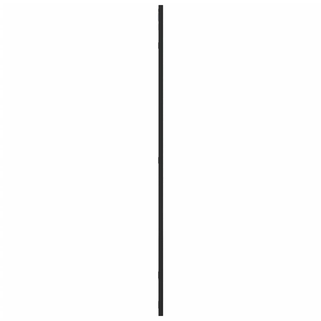 vidaXL Oglindă de perete, negru, 50x100 cm, dreptunghiulară, fier vidaXL Oglindă de perete, negru, 50x100 cm, dreptunghiulară, fier