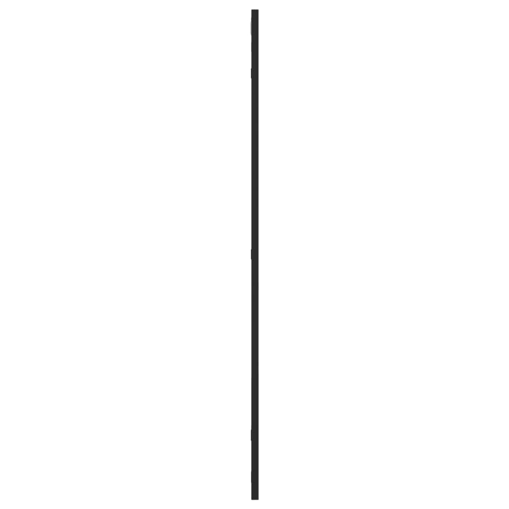 vidaXL Oglindă de perete, negru, 60x100 cm, dreptunghiulară, fier vidaXL Oglindă de perete, negru, 60x100 cm, dreptunghiulară, fier