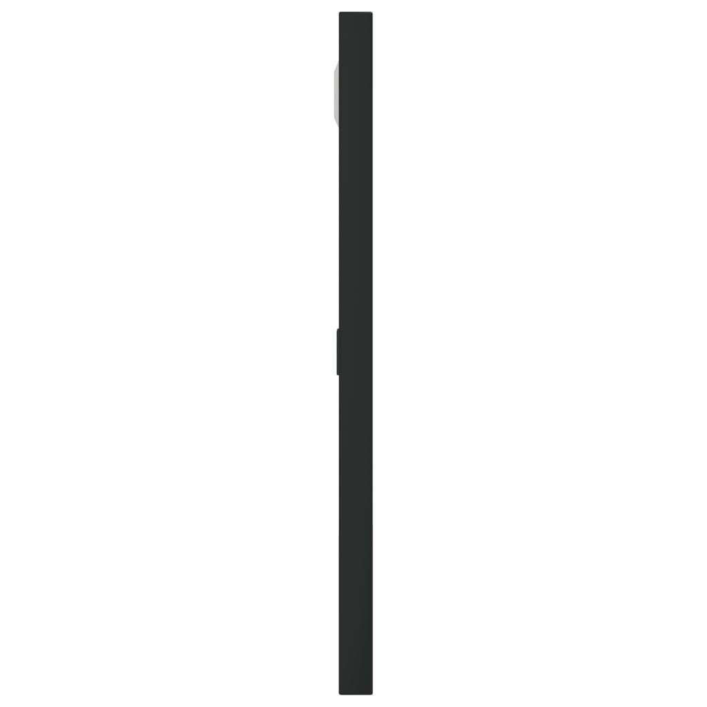 vidaXL Oglindă de perete, negru, 30x30 cm, pătrată, fier vidaXL Oglindă de perete, negru, 30x30 cm, pătrată, fier