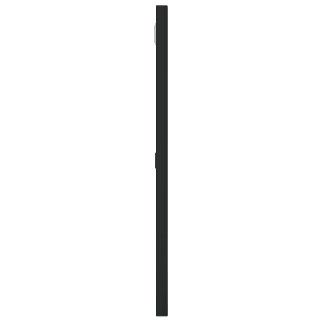 vidaXL Oglindă de perete, negru, 40x40 cm, pătrată, fier vidaXL Oglindă de perete, negru, 40x40 cm, pătrată, fier