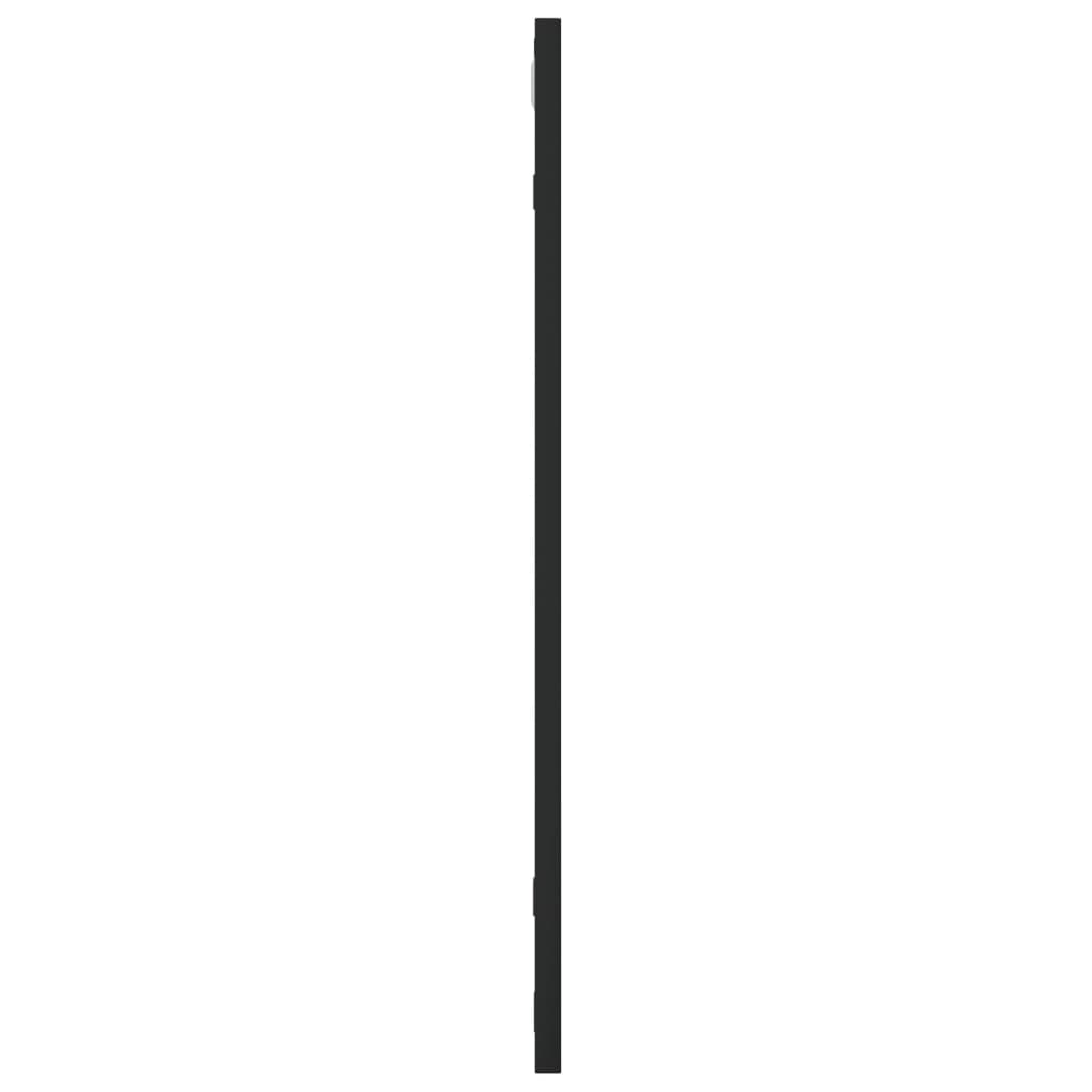 vidaXL Oglindă de perete, negru, 60x60 cm, pătrată, fier vidaXL Oglindă de perete, negru, 60x60 cm, pătrată, fier