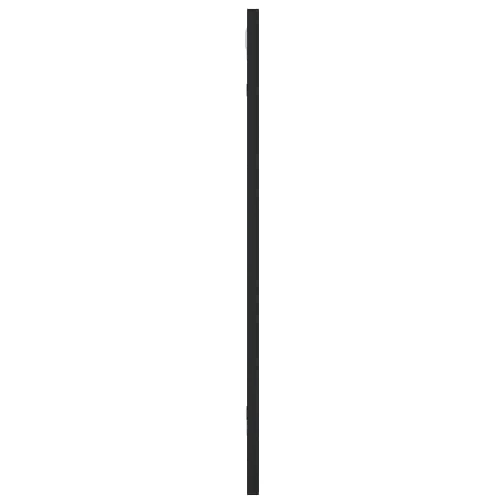 vidaXL Oglindă de perete, negru, 30x60 cm, dreptunghiulară, fier vidaXL Oglindă de perete, negru, 30x60 cm, dreptunghiulară, fier