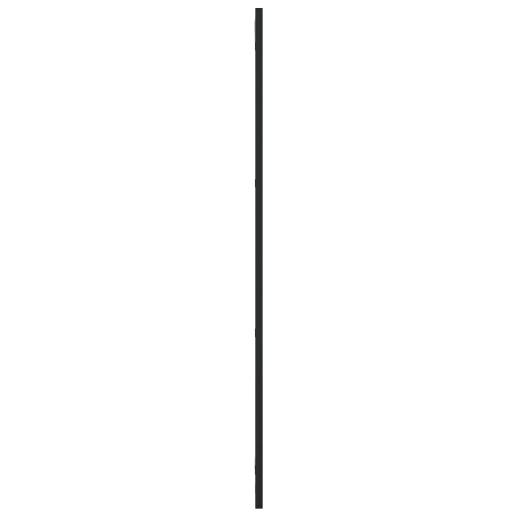 vidaXL Oglindă de perete, negru, 30x100 cm, dreptunghiulară, fier vidaXL Oglindă de perete, negru, 30x100 cm, dreptunghiulară, fier
