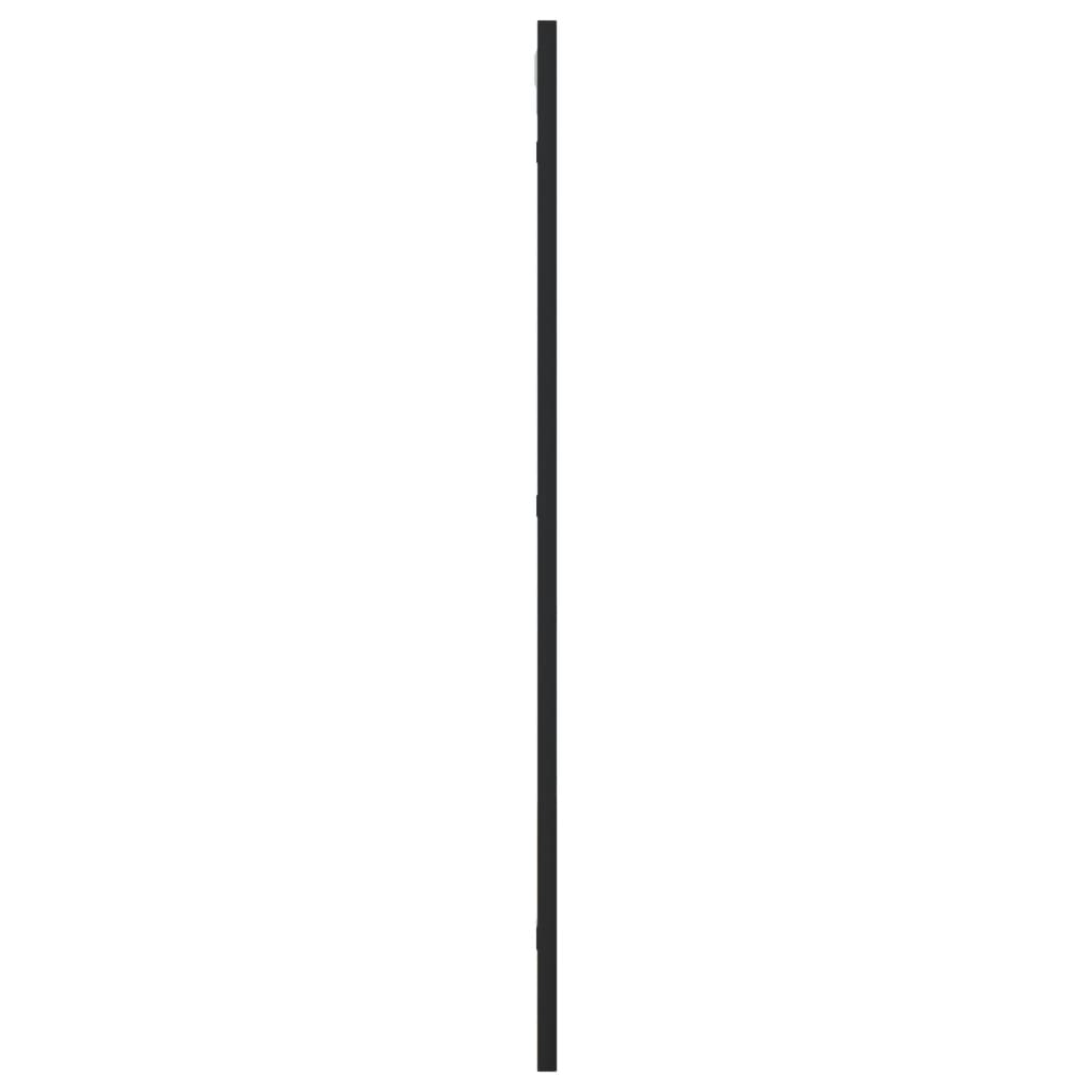 vidaXL Oglindă de perete, negru, 40x80 cm, dreptunghiulară, fier vidaXL Oglindă de perete, negru, 40x80 cm, dreptunghiulară, fier