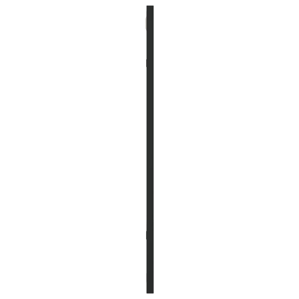 vidaXL Oglindă de perete, negru, 50x60 cm, dreptunghiulară, fier vidaXL Oglindă de perete, negru, 50x60 cm, dreptunghiulară, fier