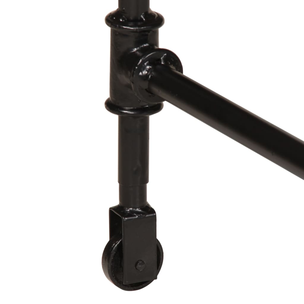 vidaXL Masă de bucătărie, 220x90x77 cm, lemn masiv reciclat