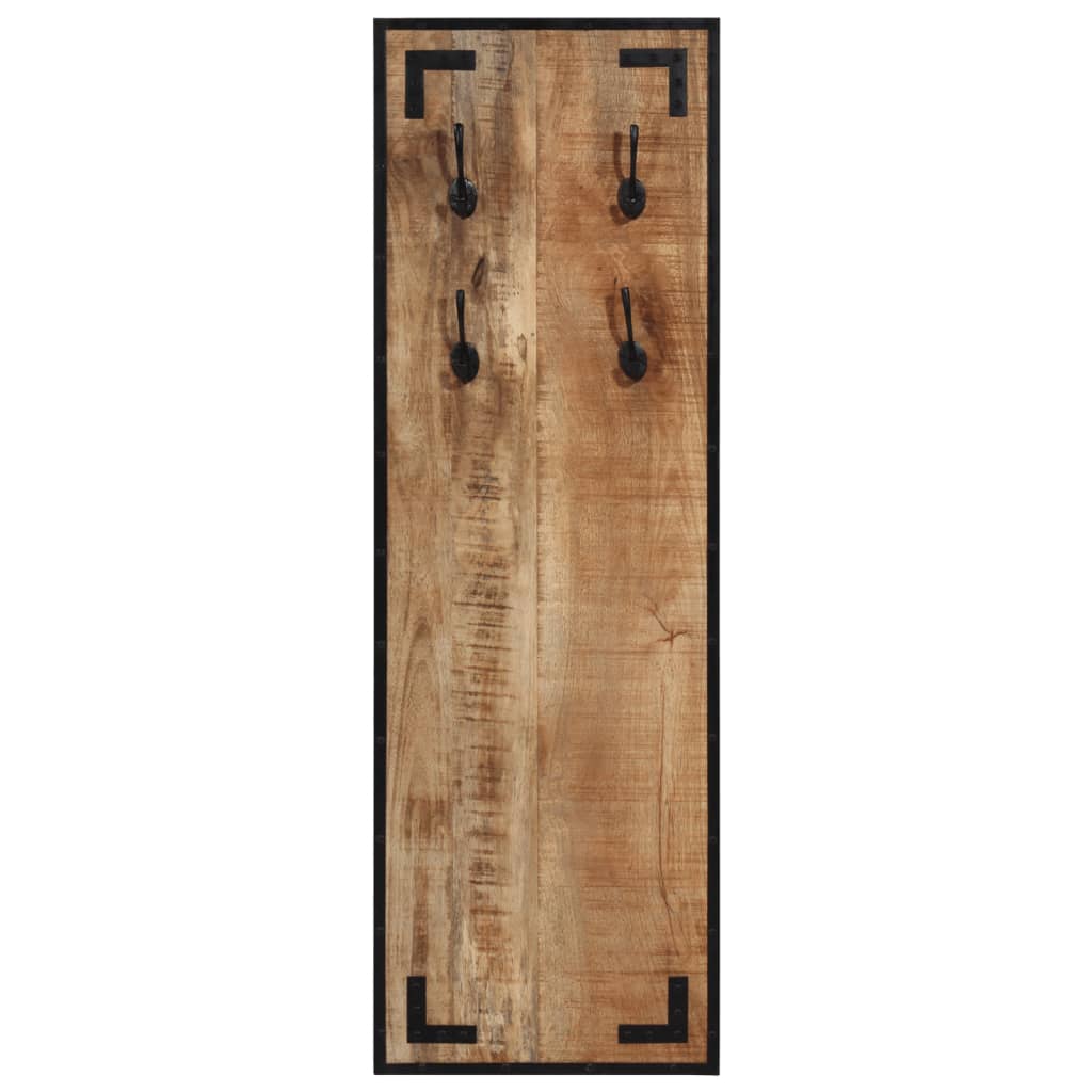 vidaXL Cuier pentru haine, 35x8x110 cm, lemn masiv de mango brut vidaXL Cuier pentru haine, 35x8x110 cm, lemn masiv de mango brut