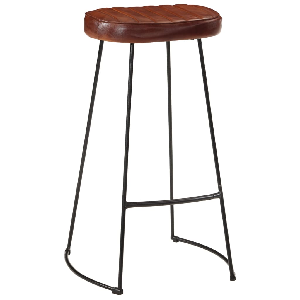 vidaXL Scaune de bar Gavin, 2 buc., maro închis, 44x37,5x78 cm vidaXL Scaune de bar Gavin, 2 buc., maro închis, 44x37,5x78 cm