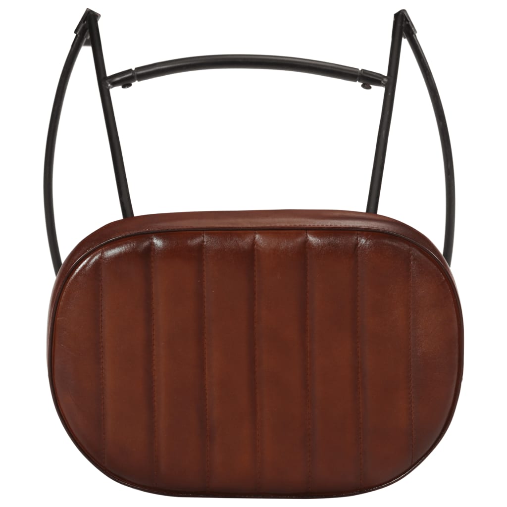 vidaXL Scaune de bar Gavin, 2 buc., maro închis, 44x37,5x78 cm vidaXL Scaune de bar Gavin, 2 buc., maro închis, 44x37,5x78 cm