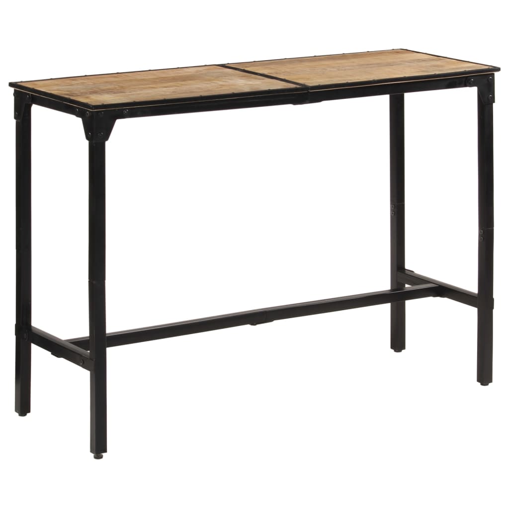 vidaXL Masă de bar, 150x55x107 cm, lemn masiv de mango nefinisat vidaXL Masă de bar, 150x55x107 cm, lemn masiv de mango nefinisat