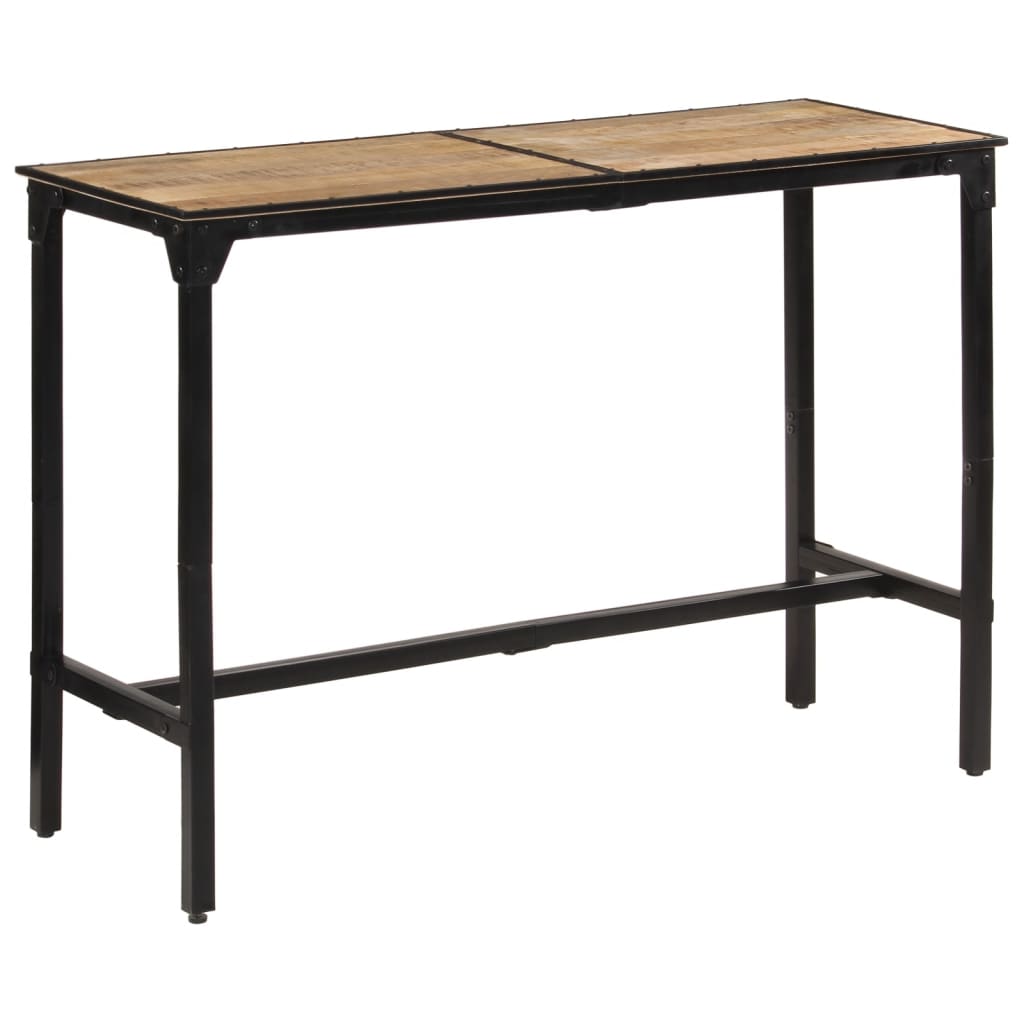 vidaXL Masă de bar, 150x55x107 cm, lemn masiv de mango nefinisat vidaXL Masă de bar, 150x55x107 cm, lemn masiv de mango nefinisat