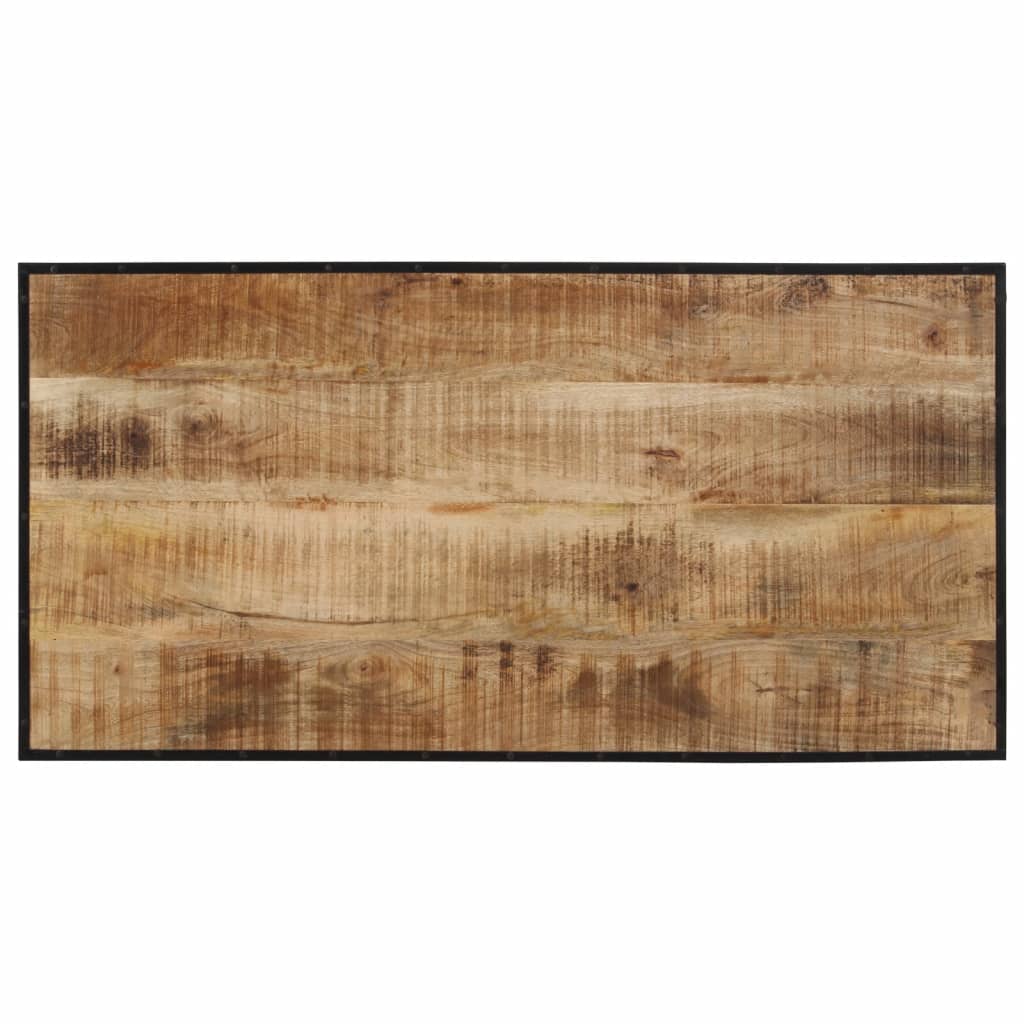 vidaXL Masă de bar, 110x55x107 cm, lemn masiv de mango nefinisat vidaXL Masă de bar, 110x55x107 cm, lemn masiv de mango nefinisat