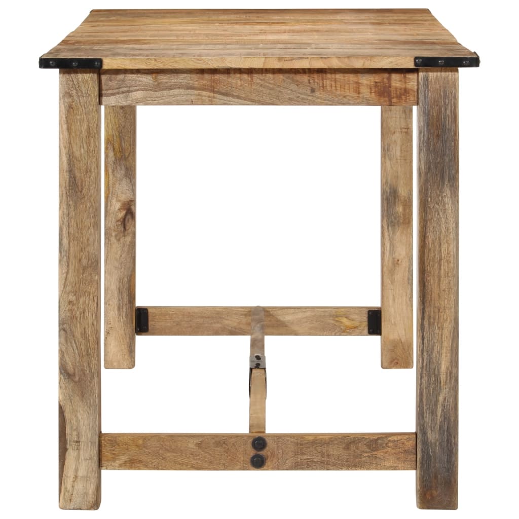 vidaXL Masă de bucătărie, 140x70x75 cm, lemn masiv de mango