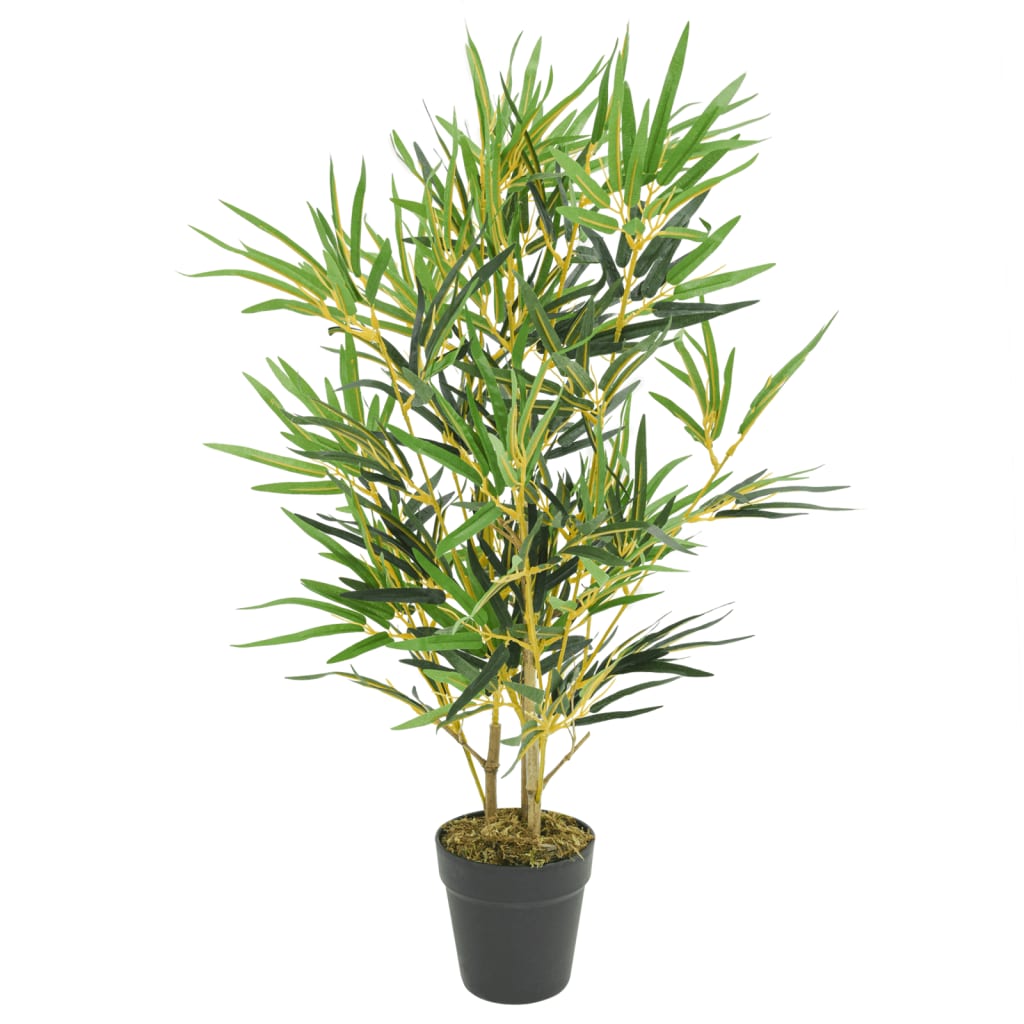 vidaXL Arbore din bambus artificial 368 de frunze 80 cm verde vidaXL Arbore din bambus artificial 368 de frunze 80 cm verde
