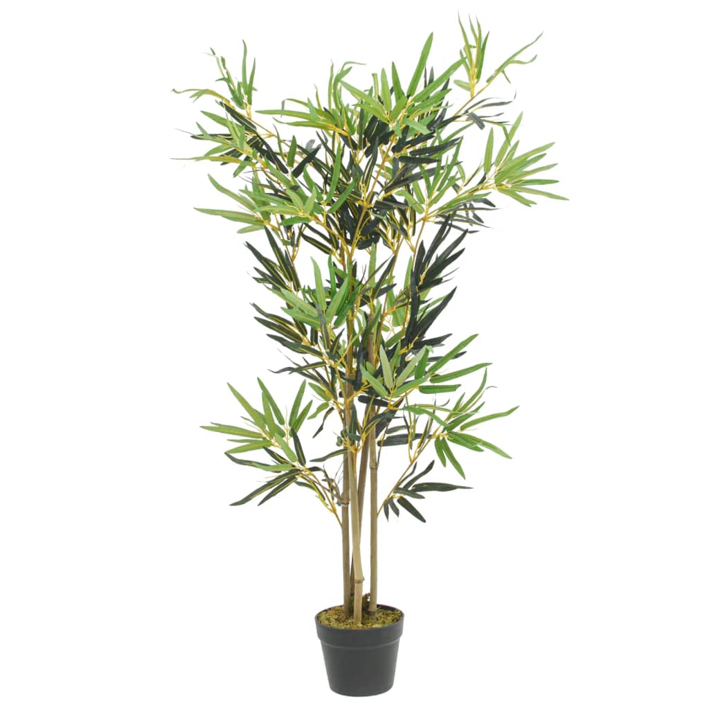 vidaXL Arbore din bambus artificial 552 de frunze 120 cm verde vidaXL Arbore din bambus artificial 552 de frunze 120 cm verde