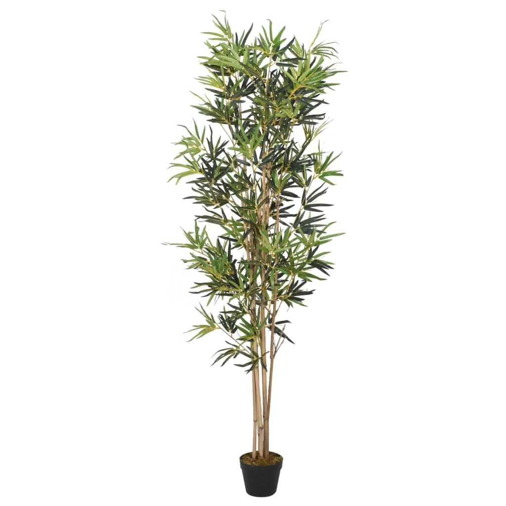 vidaXL Arbore din bambus artificial 828 de frunze 150 cm verde vidaXL Arbore din bambus artificial 828 de frunze 150 cm verde